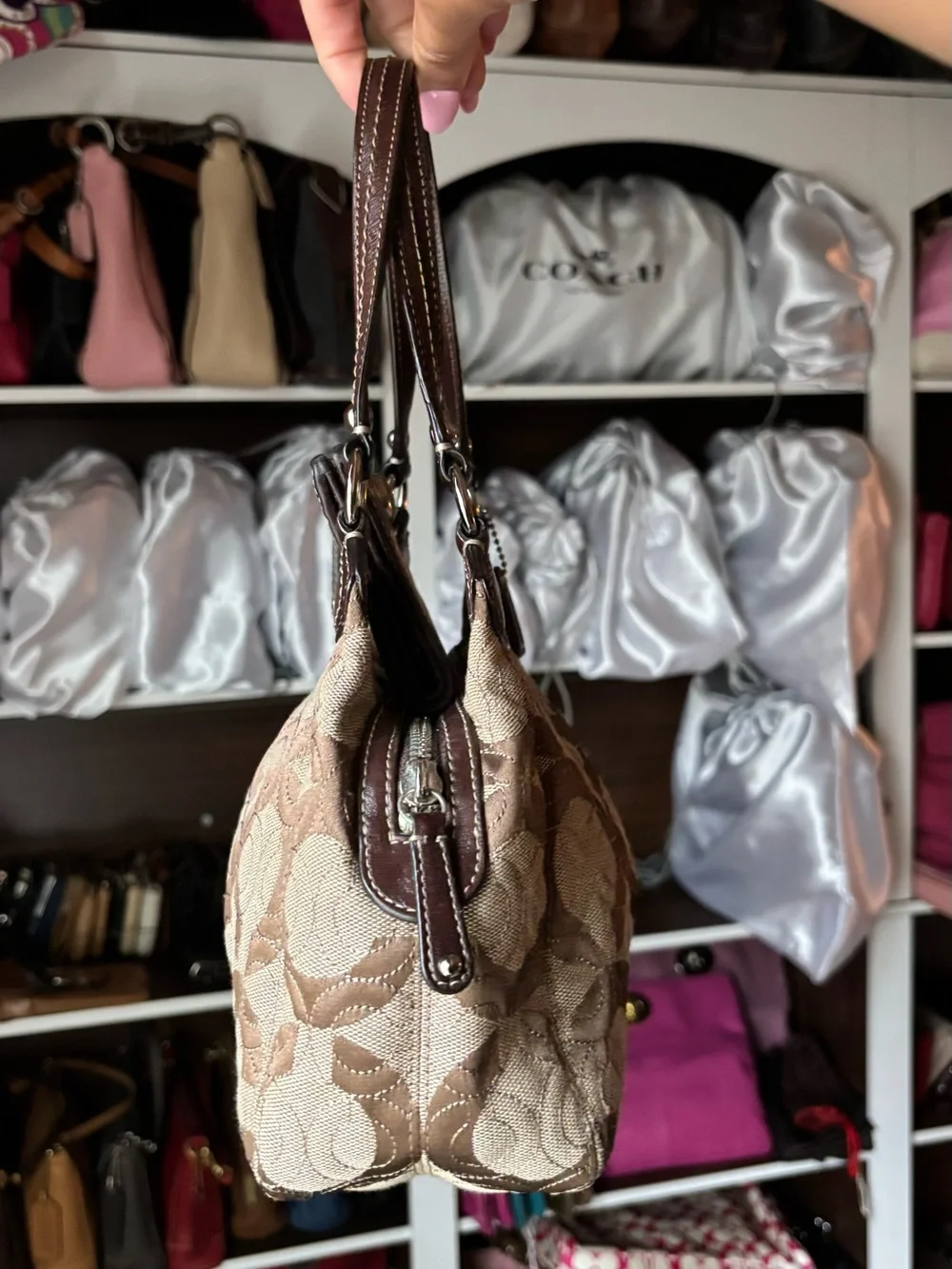 🤎COACH Gramercy Op Art Bag & Wallet🤎